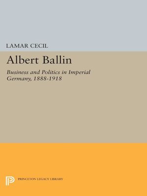 cover image of Albert Ballin